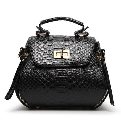 女包】欧美风范大牌时尚包包鳄鱼纹手提女包经典方锁包- 金联维品会